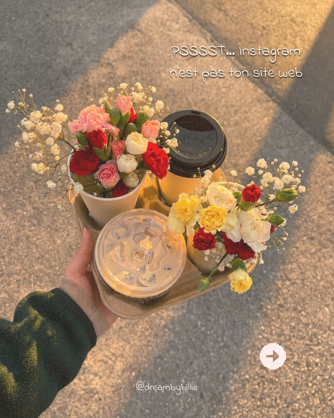 Détail Dream by Billie — aperçu Instagram